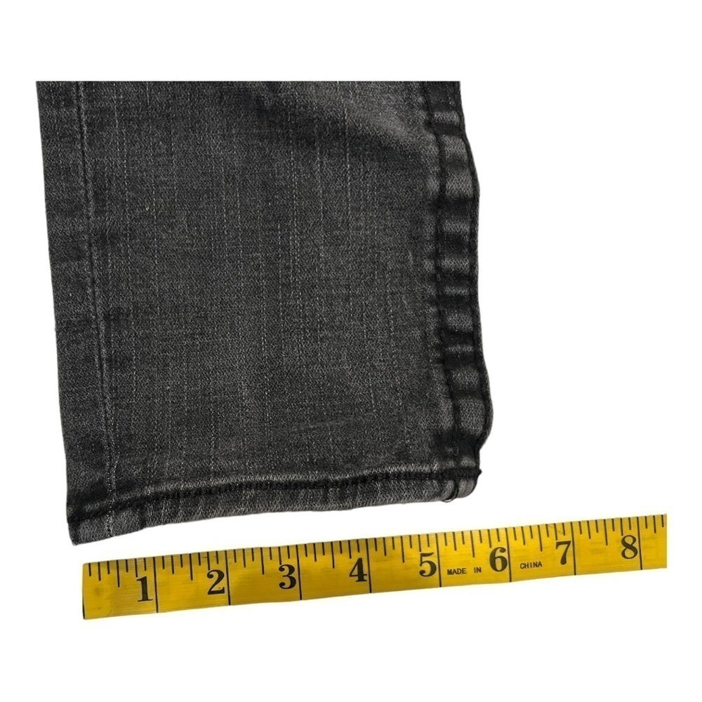 True Religion Stella Big T Black Jeans 29 Made in USA Skinny Low Rise Vintage - Picture 14 of 14